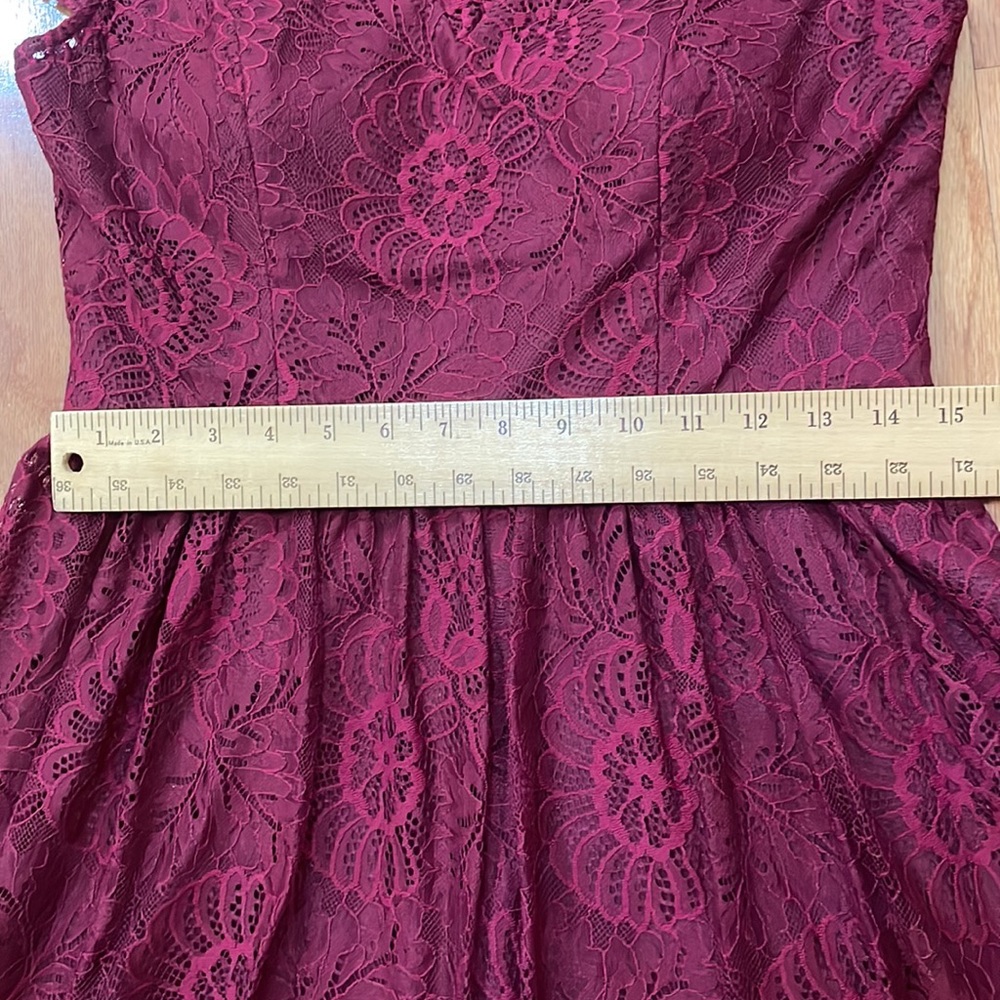 Kensie Size 8 Dress lined lace cap sleeve beautiful details Rear Zipper - Picture 9 of 13